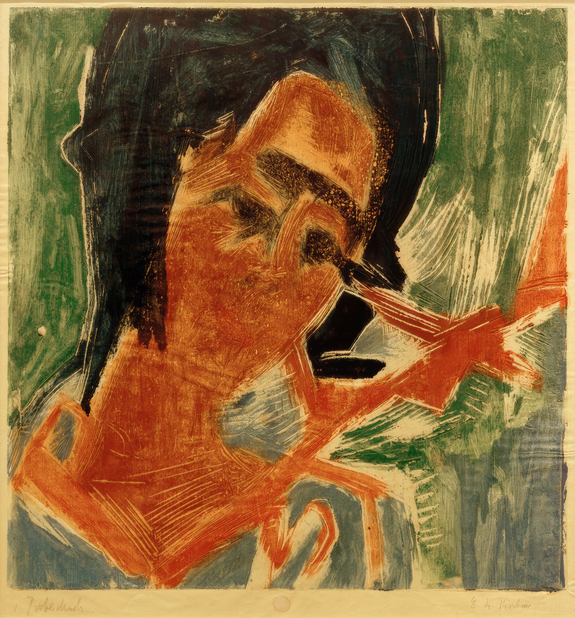 E.L. Kirchner, fiatal lány alkotó: Ernst Ludwig Kirchner