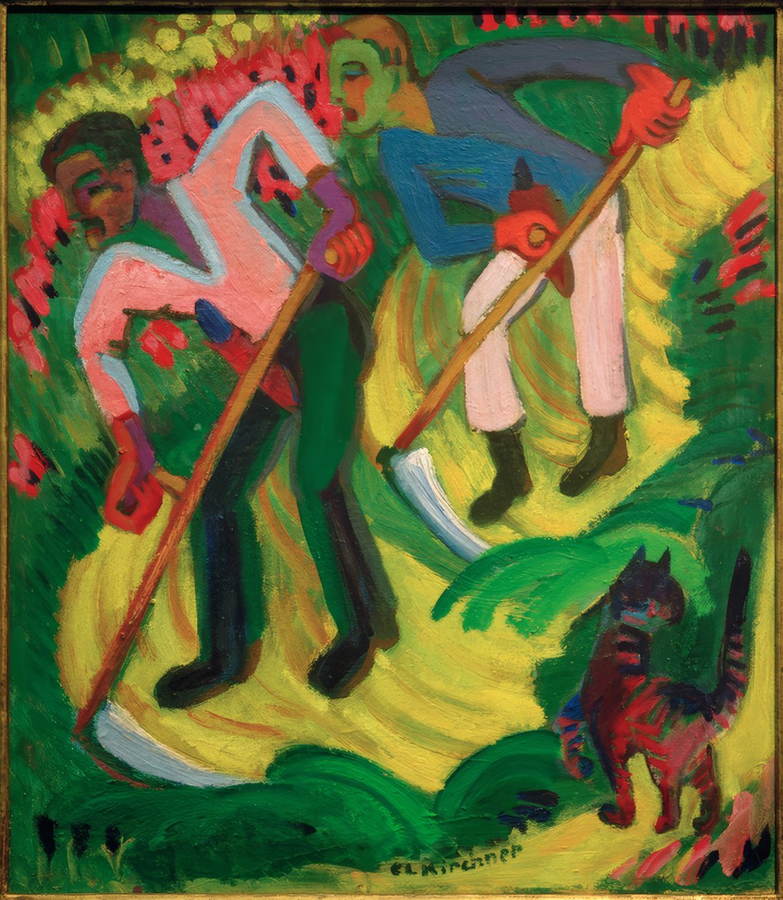 Kirchner E. L., Kasza, a Müller testvérek alkotó: Ernst Ludwig Kirchner