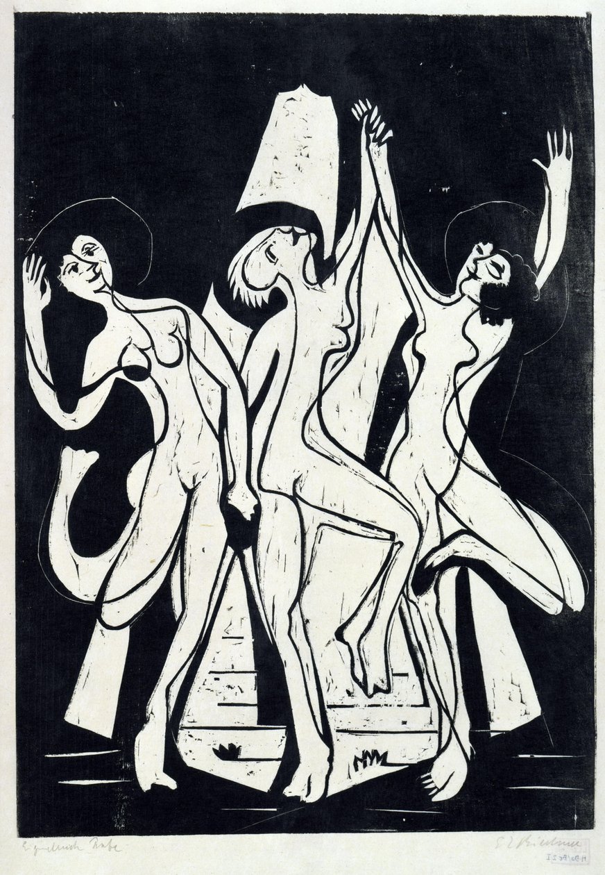 Színek tánca alkotó: Ernst Ludwig Kirchner