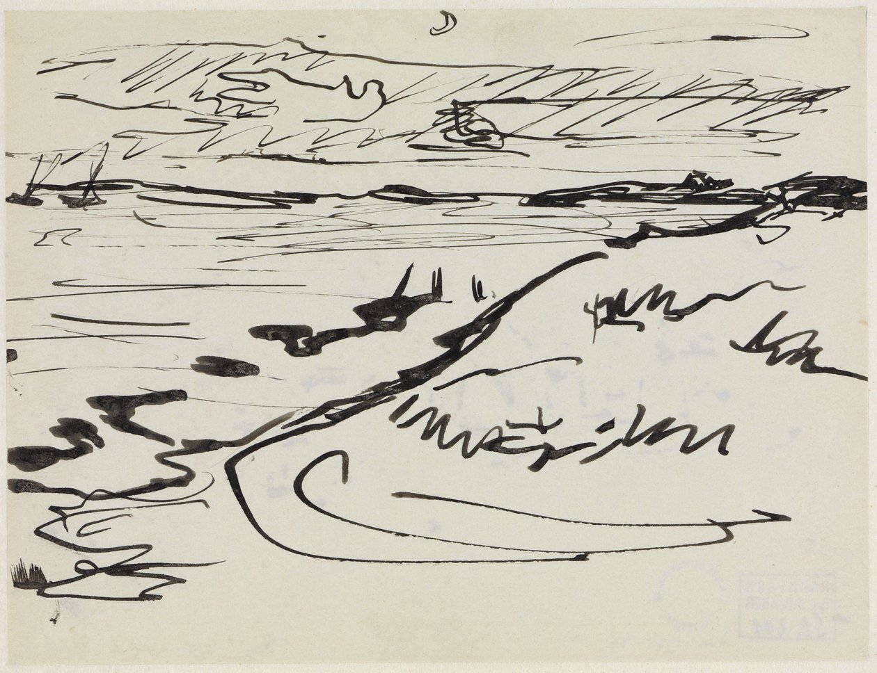 Fehmarn-part alkotó: Ernst Ludwig Kirchner