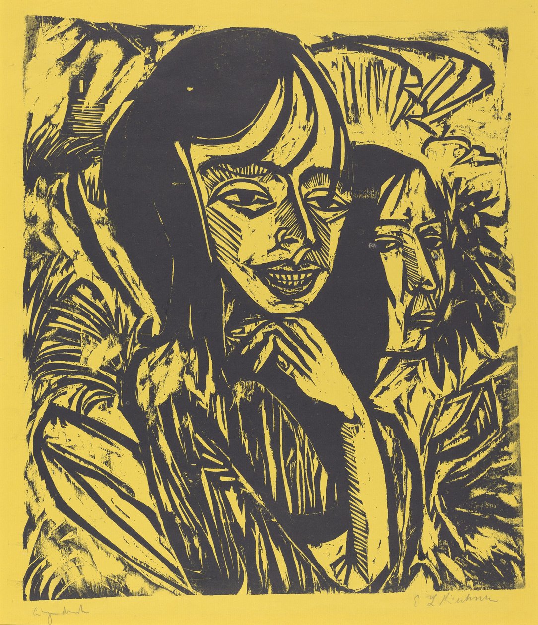 Fehmarn lányok alkotó: Ernst Ludwig Kirchner