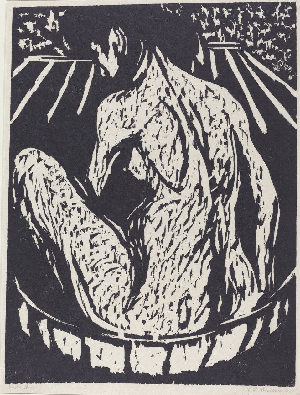 Női akt alkotó: Ernst Ludwig Kirchner