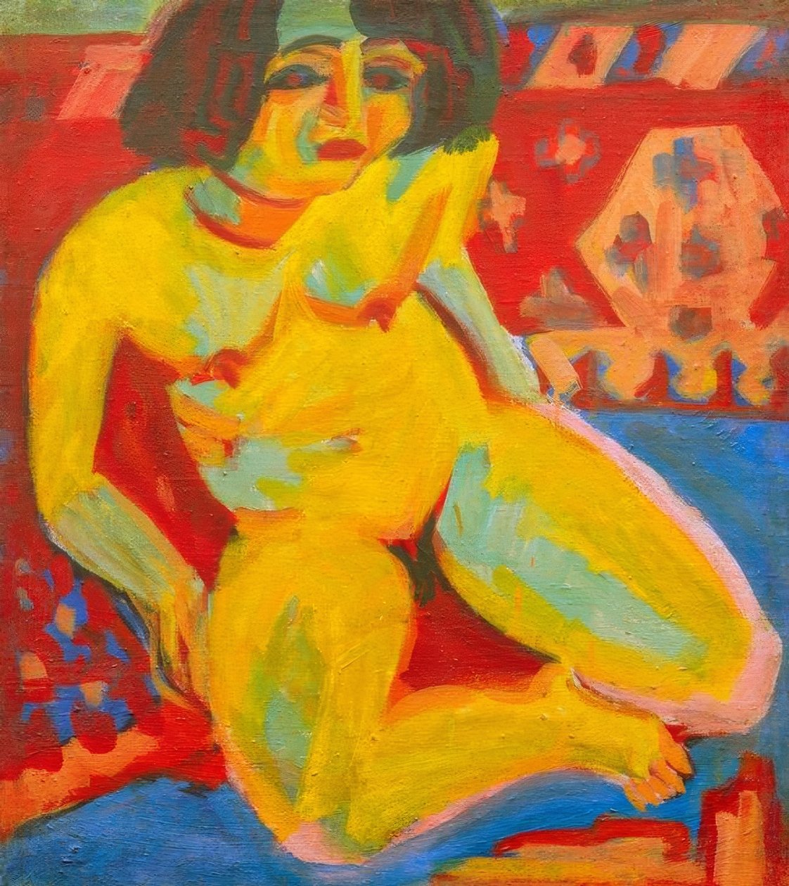 Női akt (dodo) alkotó: Ernst Ludwig Kirchner
