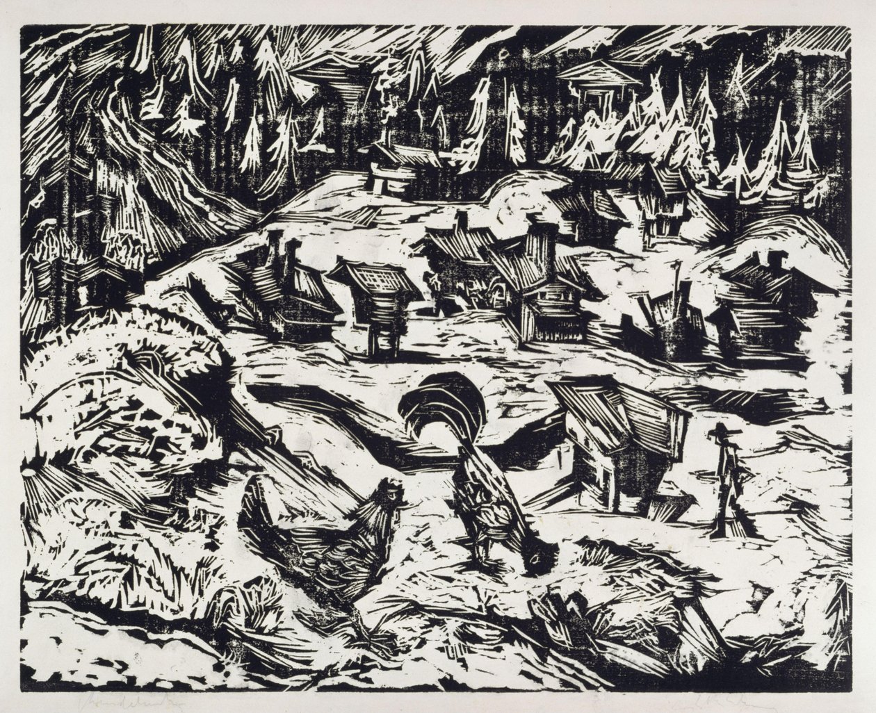 Miasszonyunk-templom alkotó: Ernst Ludwig Kirchner