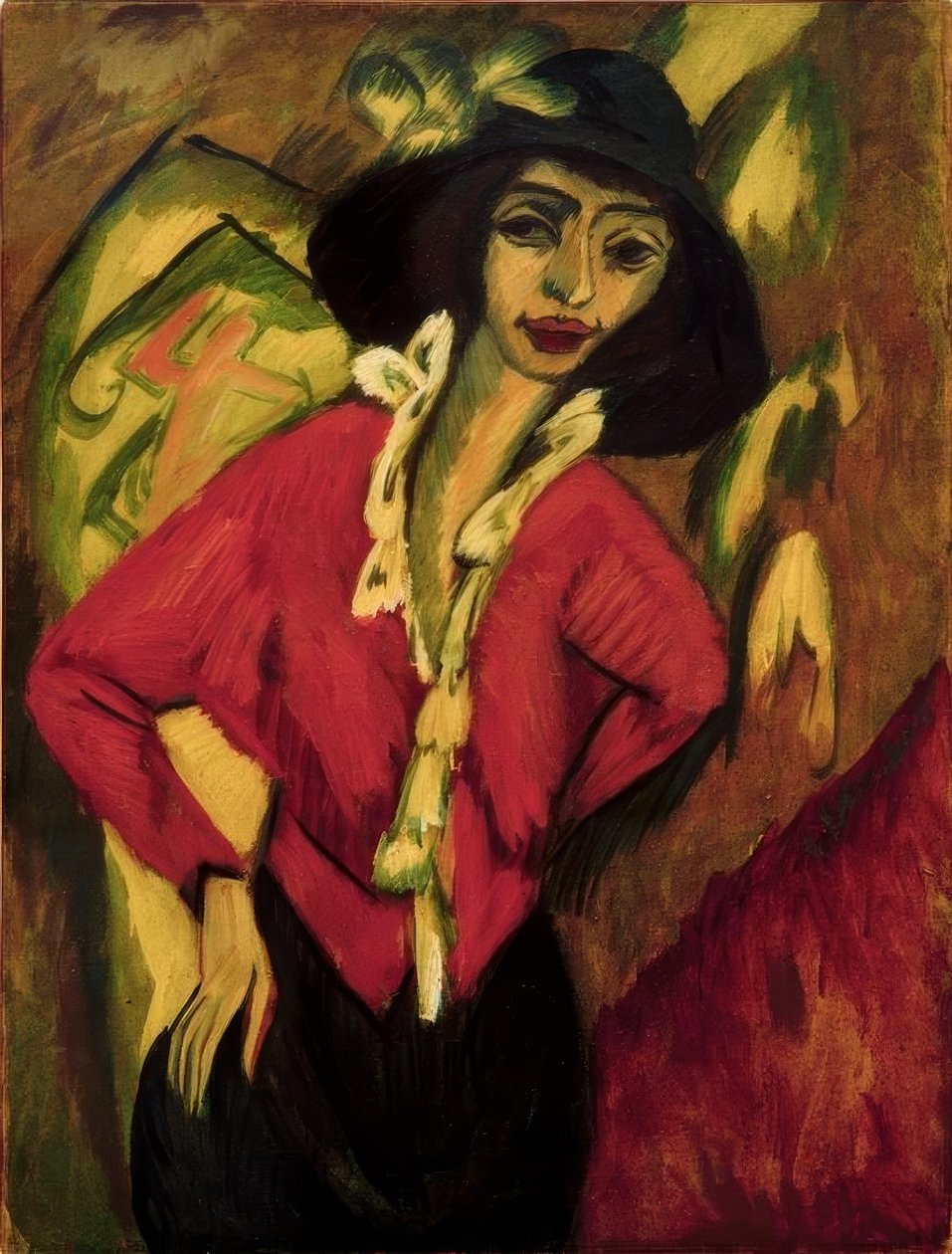 Női fej, Gerda alkotó: Ernst Ludwig Kirchner