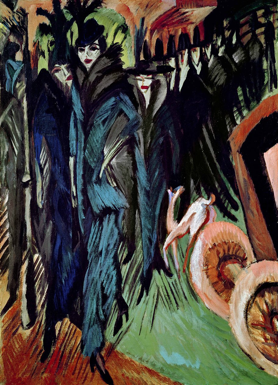 Friedrichstrasse alkotó: Ernst Ludwig Kirchner