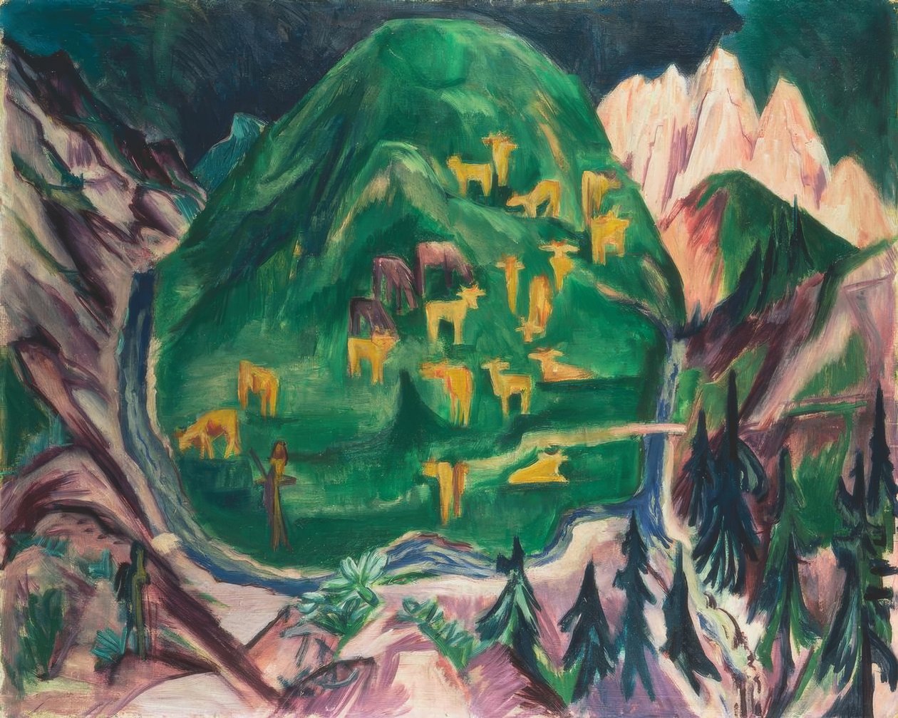 Galtviehweide alkotó: Ernst Ludwig Kirchner