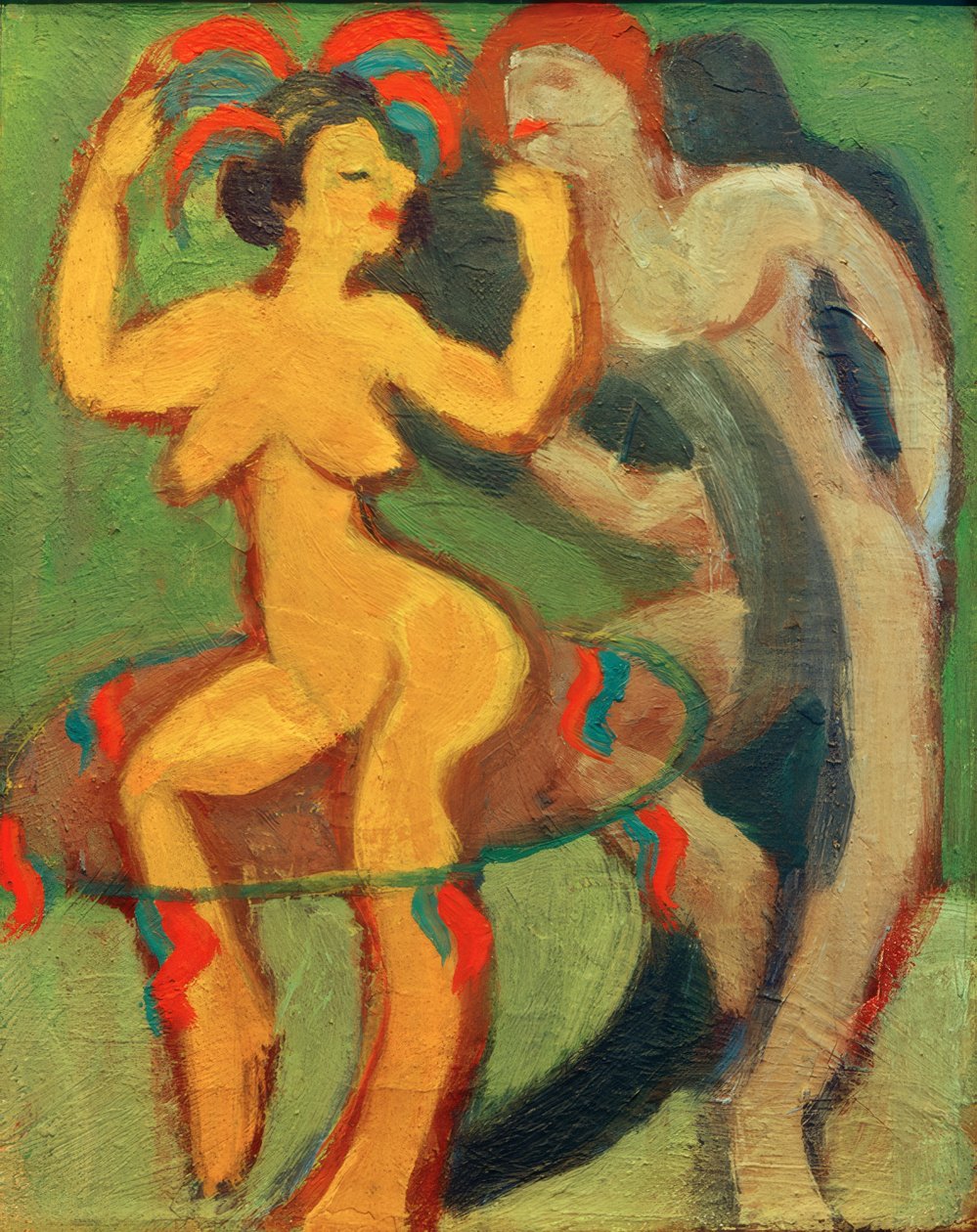 Sárga táncos szürke partnerrel alkotó: Ernst Ludwig Kirchner