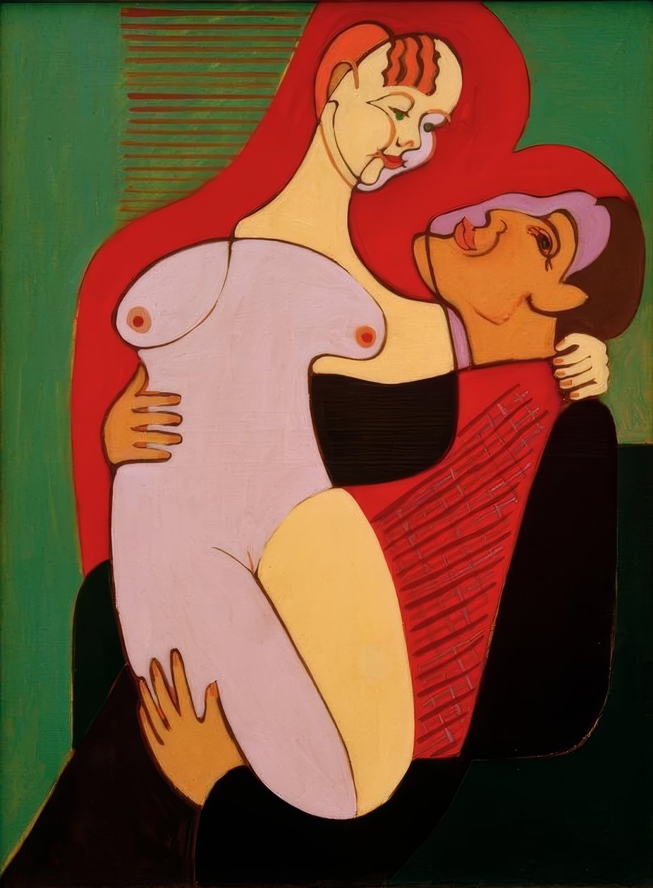 Nagy szerelmesek (Mr. és Mrs. Hembus) alkotó: Ernst Ludwig Kirchner