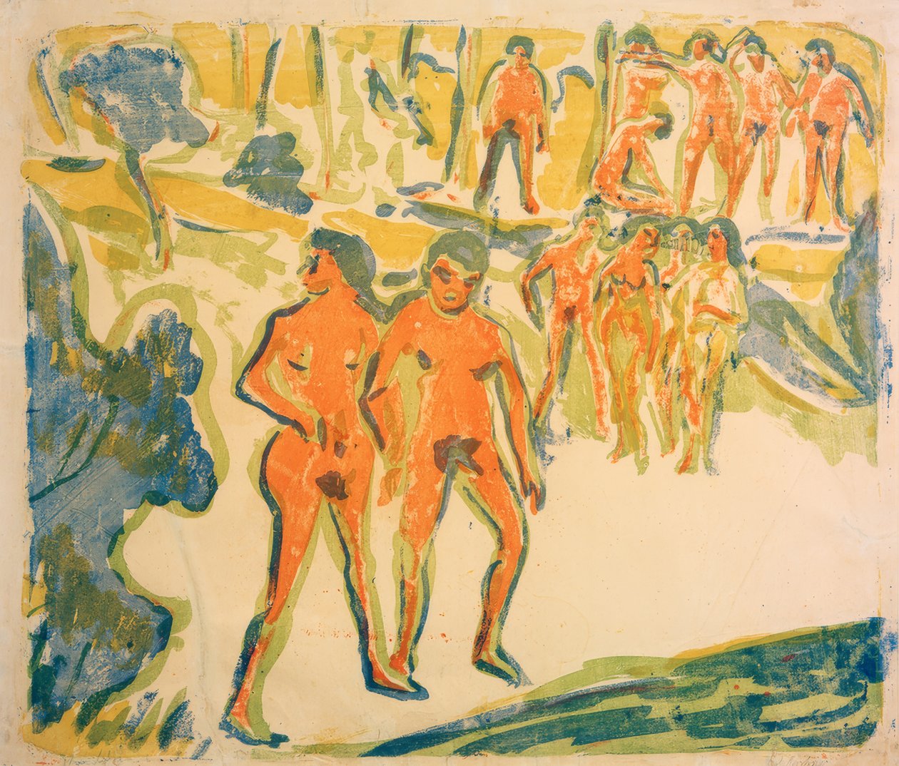 A Badender csoport alkotó: Ernst Ludwig Kirchner