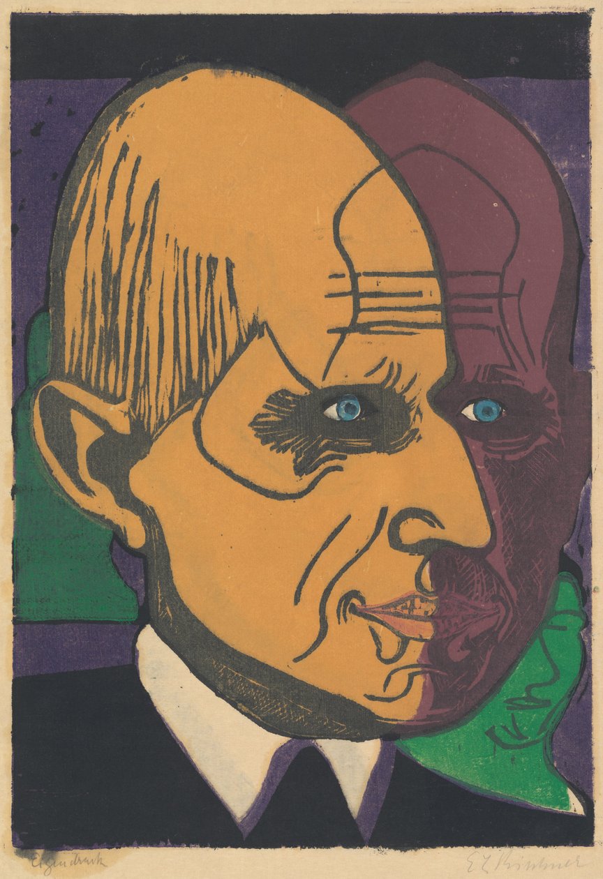 Dr. Frédéric Bauer vezetője (Dr. Frédéric Bauer vezetője) alkotó: Ernst Ludwig Kirchner