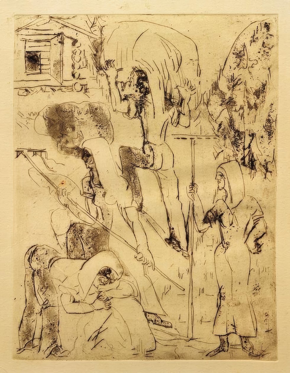 Széna kaszálása alkotó: Ernst Ludwig Kirchner