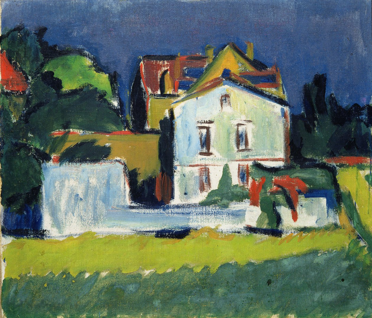 Ház egy tájban alkotó: Ernst Ludwig Kirchner