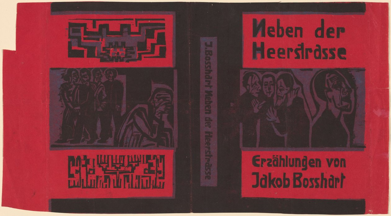 Jakob Bolsharat: Neben der Heyerstrasse (Jakob Bolsharat: A főutca közelében) alkotó: Ernst Ludwig Kirchner