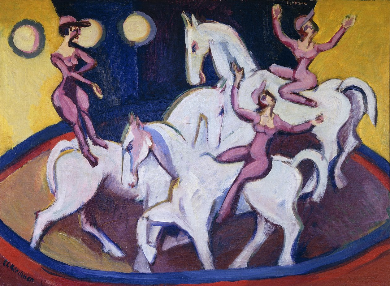 Jockeyakt, 1925 alkotó: Ernst Ludwig Kirchner