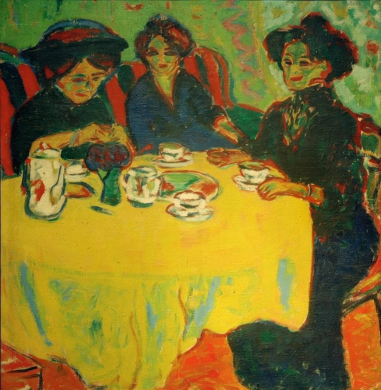 Kávézóasztal alkotó: Ernst Ludwig Kirchner