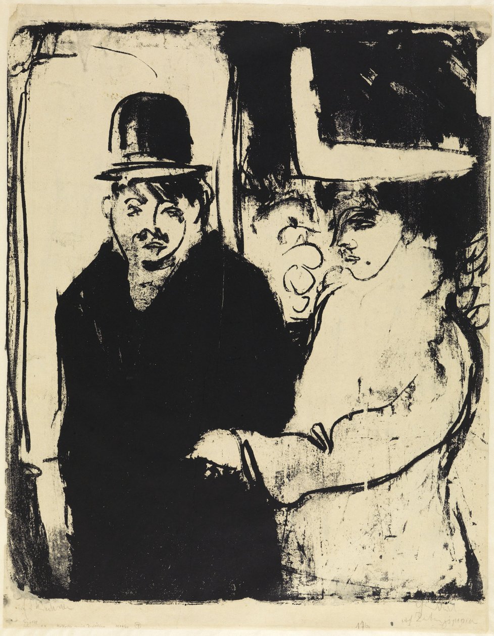Prostituáltak és strici alkotó: Ernst Ludwig Kirchner