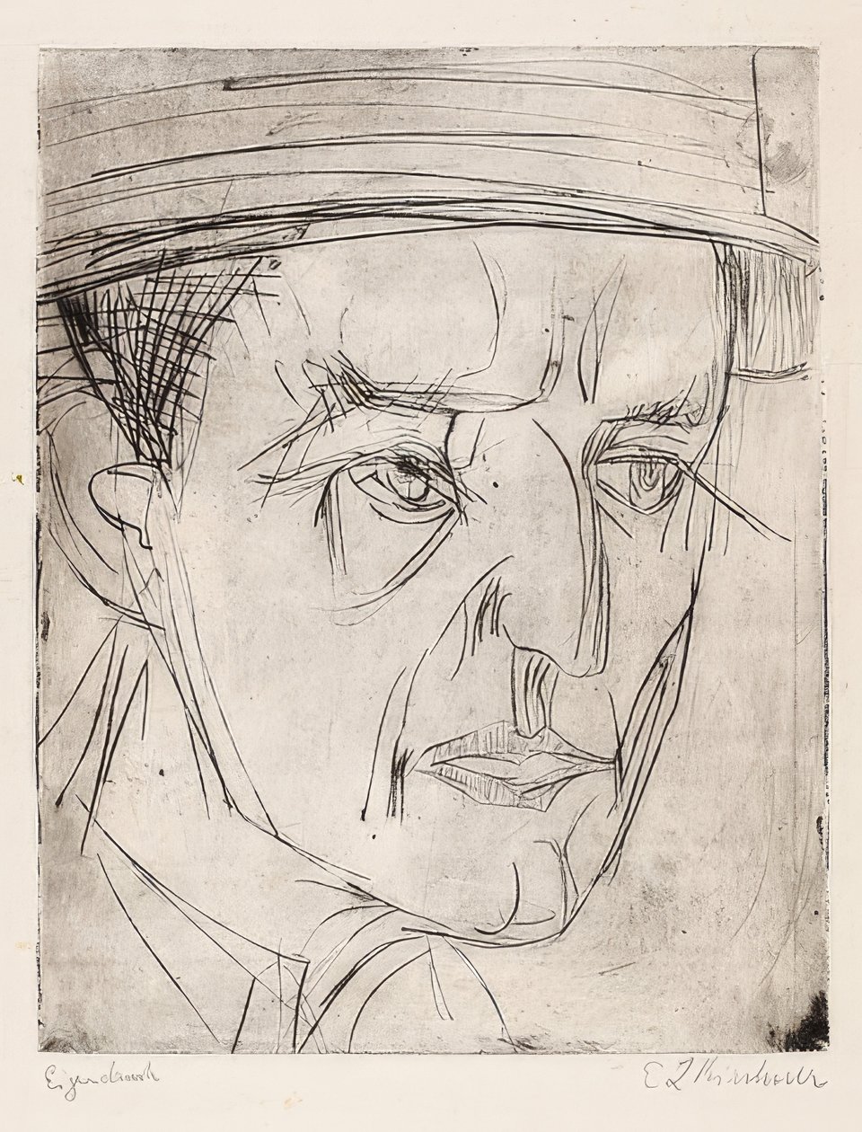 Vezetője Dr. Grisebach. 1920 alkotó: Ernst Ludwig Kirchner
