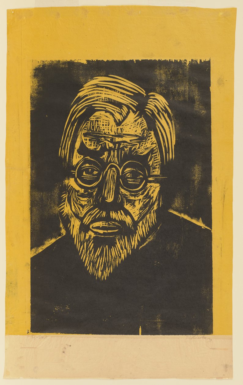 Kopf Jakob Bosshart alkotó: Ernst Ludwig Kirchner