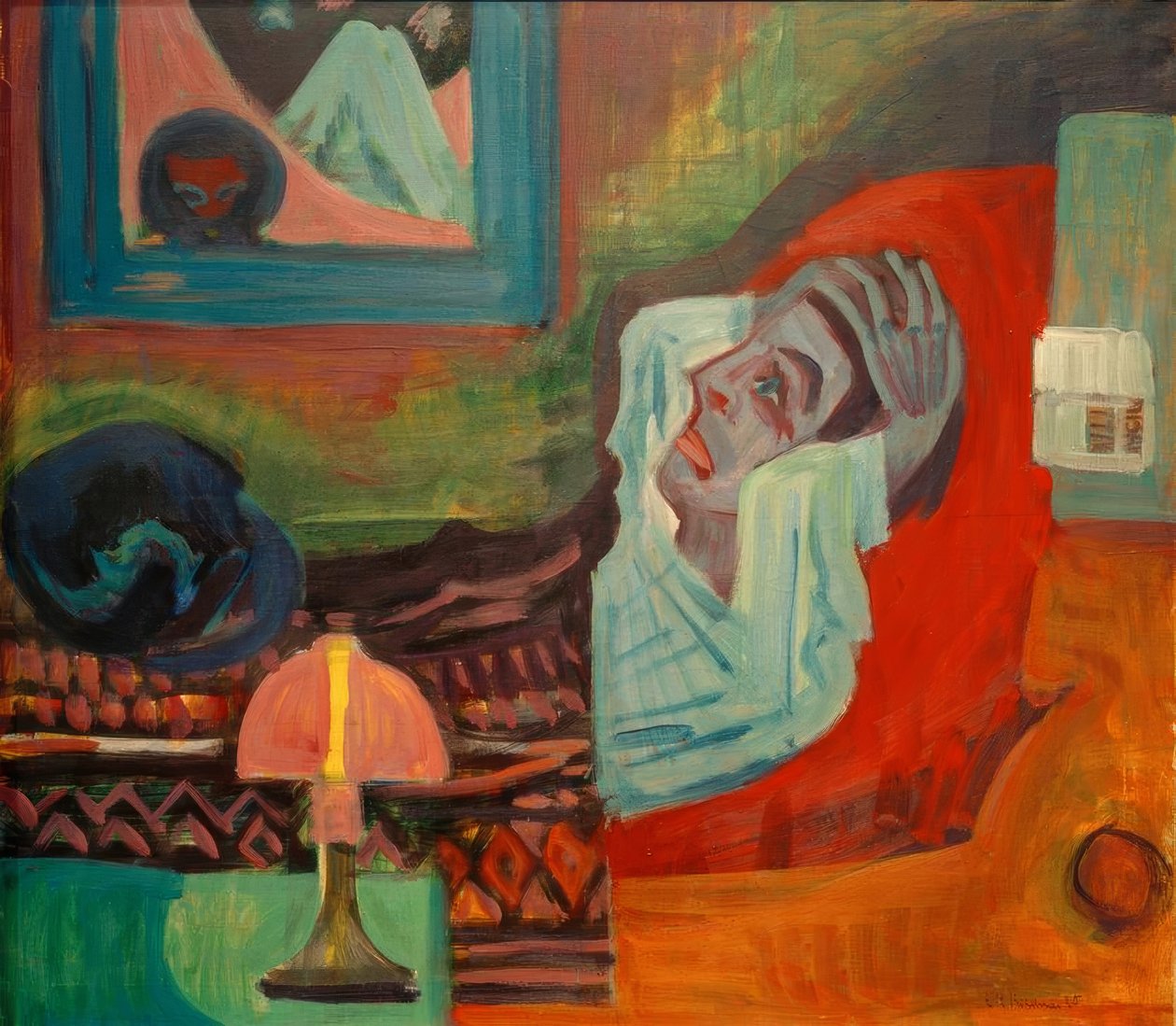 Beteg az éjszakában (beteg) alkotó: Ernst Ludwig Kirchner