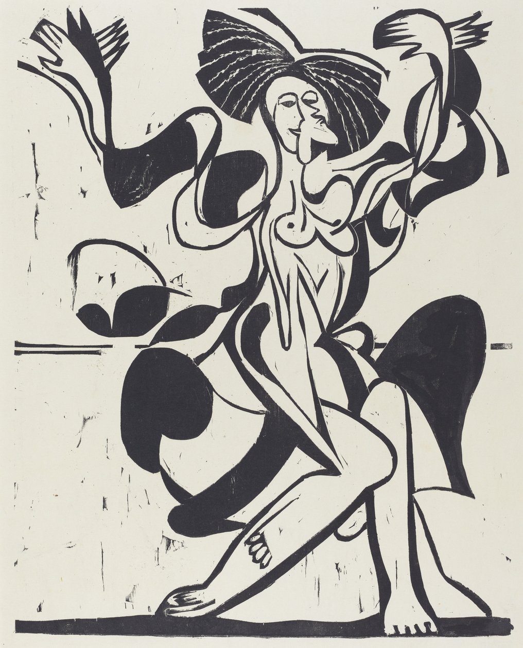 Mary Wigman tánca alkotó: Ernst Ludwig Kirchner