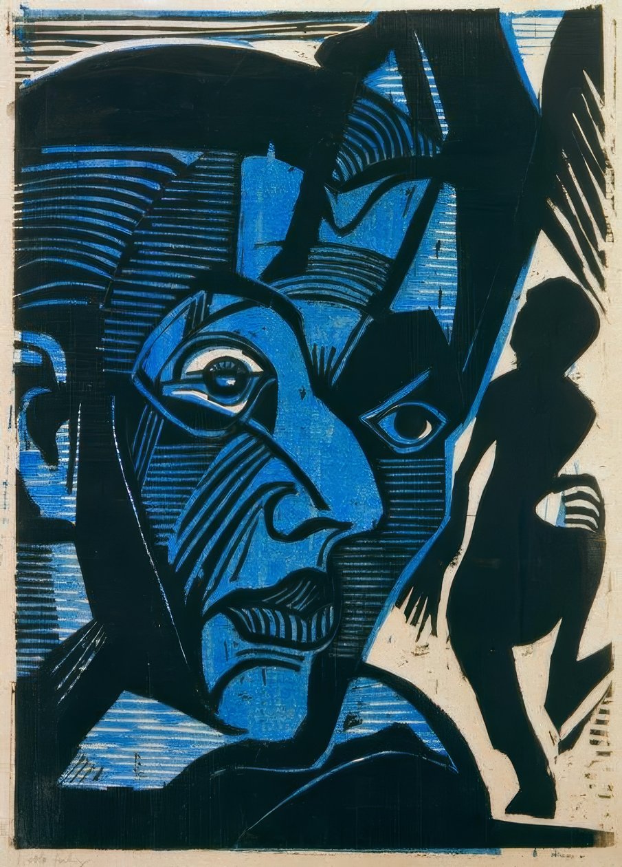 A hegyek melankóliája (önarckép) alkotó: Ernst Ludwig Kirchner