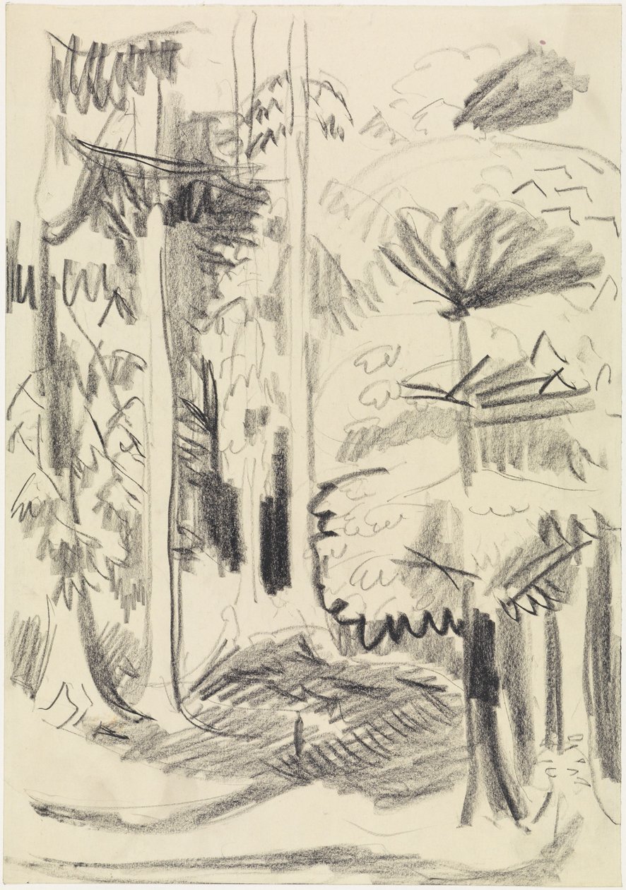 Vegyes erdő alkotó: Ernst Ludwig Kirchner