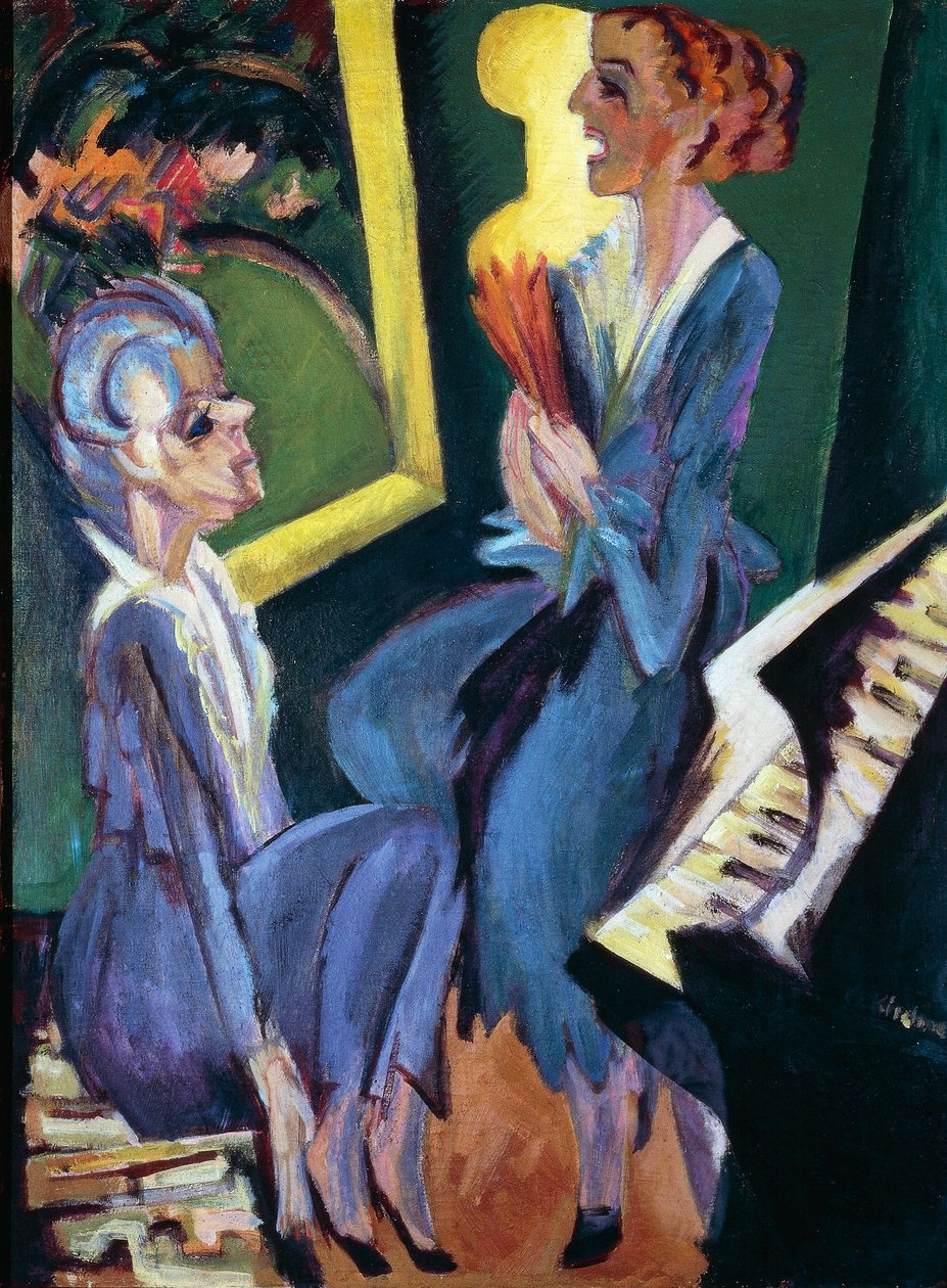 Zeneszoba alkotó: Ernst Ludwig Kirchner