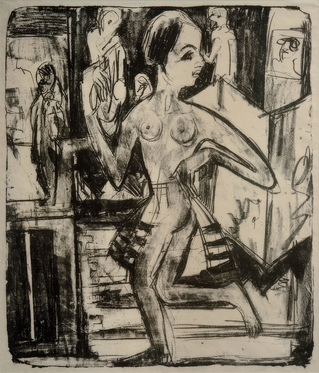 Meztelen táncos alkotó: Ernst Ludwig Kirchner