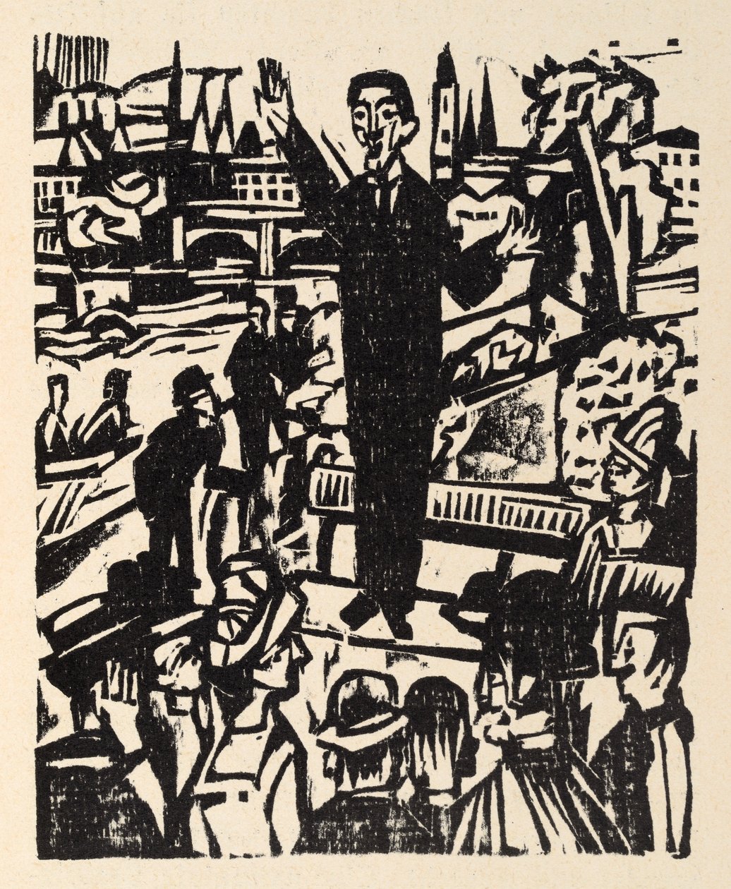 A főút mellett. Jakob Bosshart elbeszélései. A béke apostola - A szónok alkotó: Ernst Ludwig Kirchner