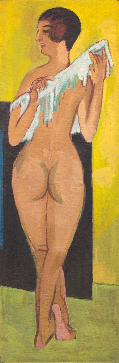 Aktfigura [fordítva] alkotó: Ernst Ludwig Kirchner