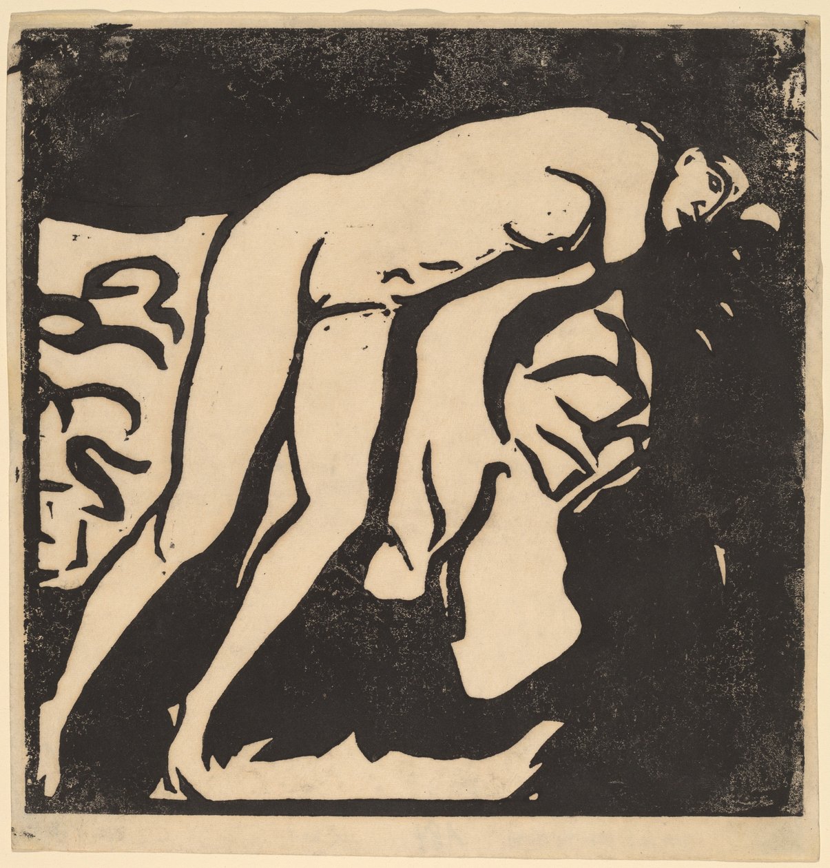 Meztelen lány alkotó: Ernst Ludwig Kirchner