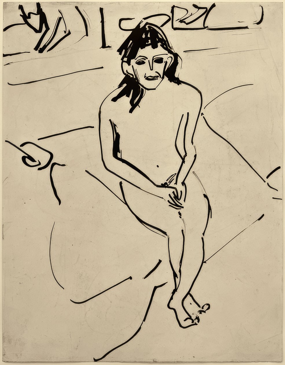 Névtelen (Marcella) alkotó: Ernst Ludwig Kirchner