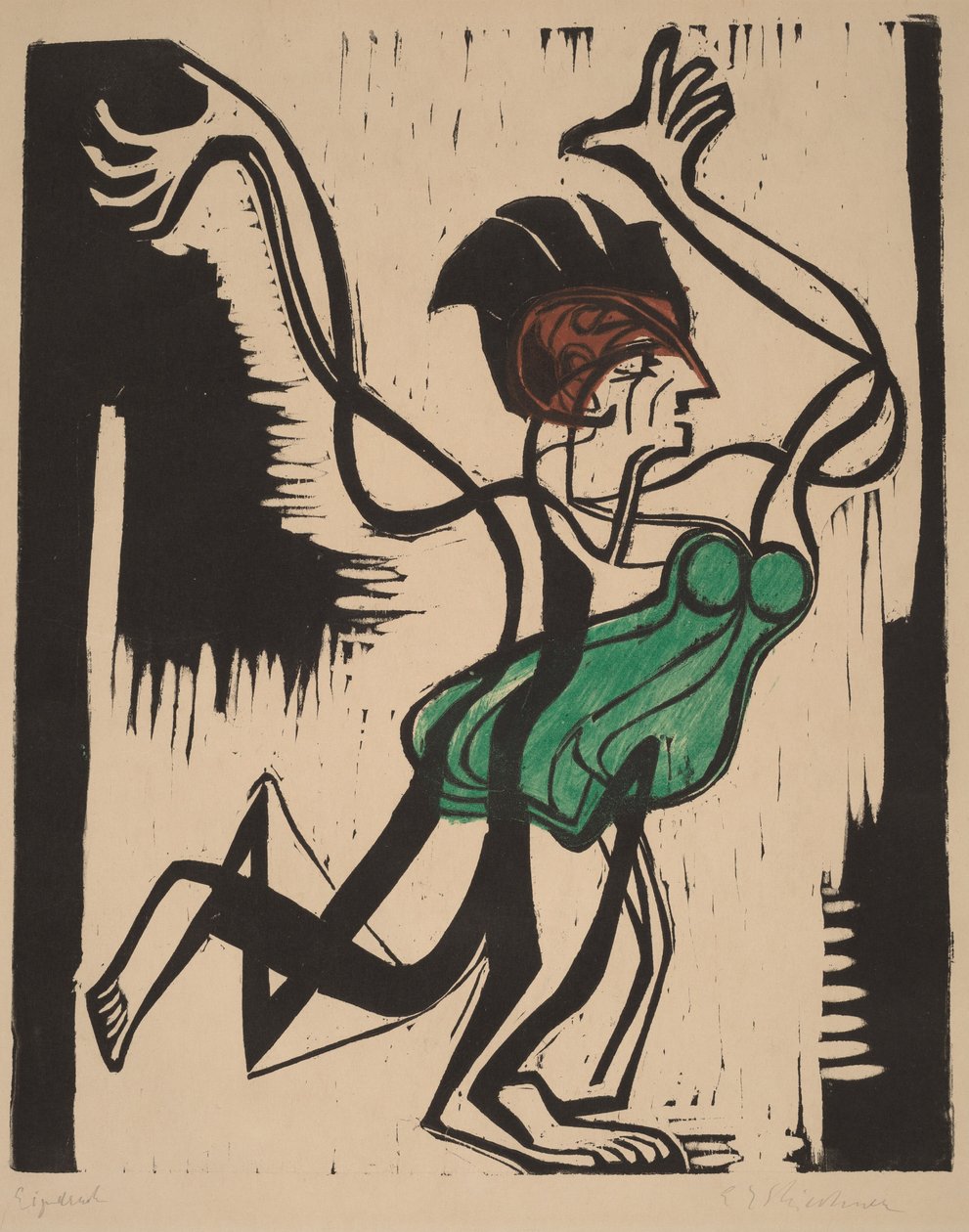Palucca alkotó: Ernst Ludwig Kirchner