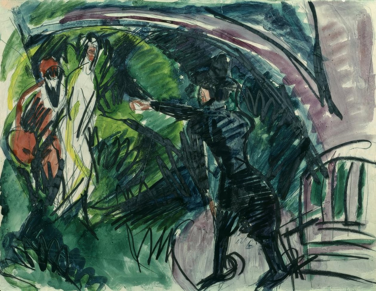 Pantomim Reimann I alkotó: Ernst Ludwig Kirchner