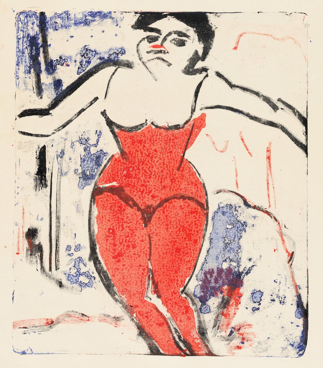 Előadó Bowing alkotó: Ernst Ludwig Kirchner