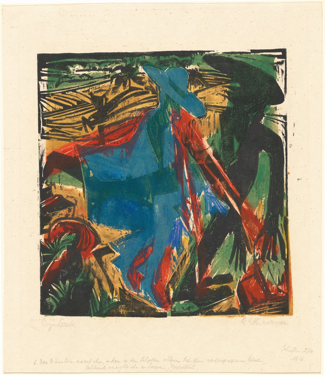 Peter Schlemihl csodálatos története: Schlemihl találkozása árnyékával alkotó: Ernst Ludwig Kirchner