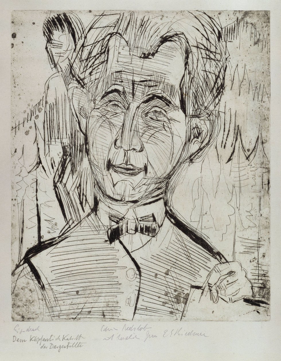 Dr. Redslob portréja alkotó: Ernst Ludwig Kirchner