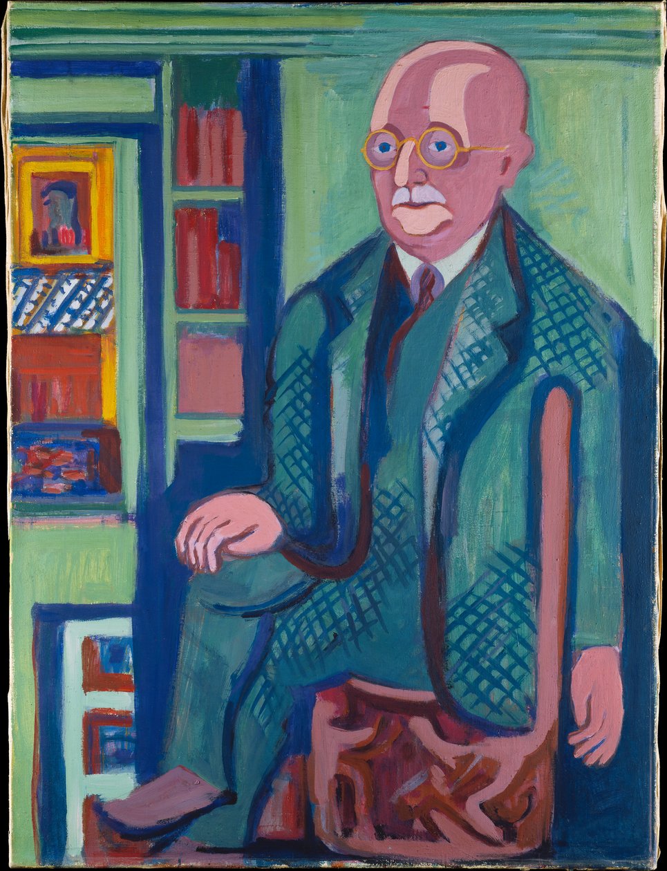 Dr. Carl Hagemann portréja alkotó: Ernst Ludwig Kirchner