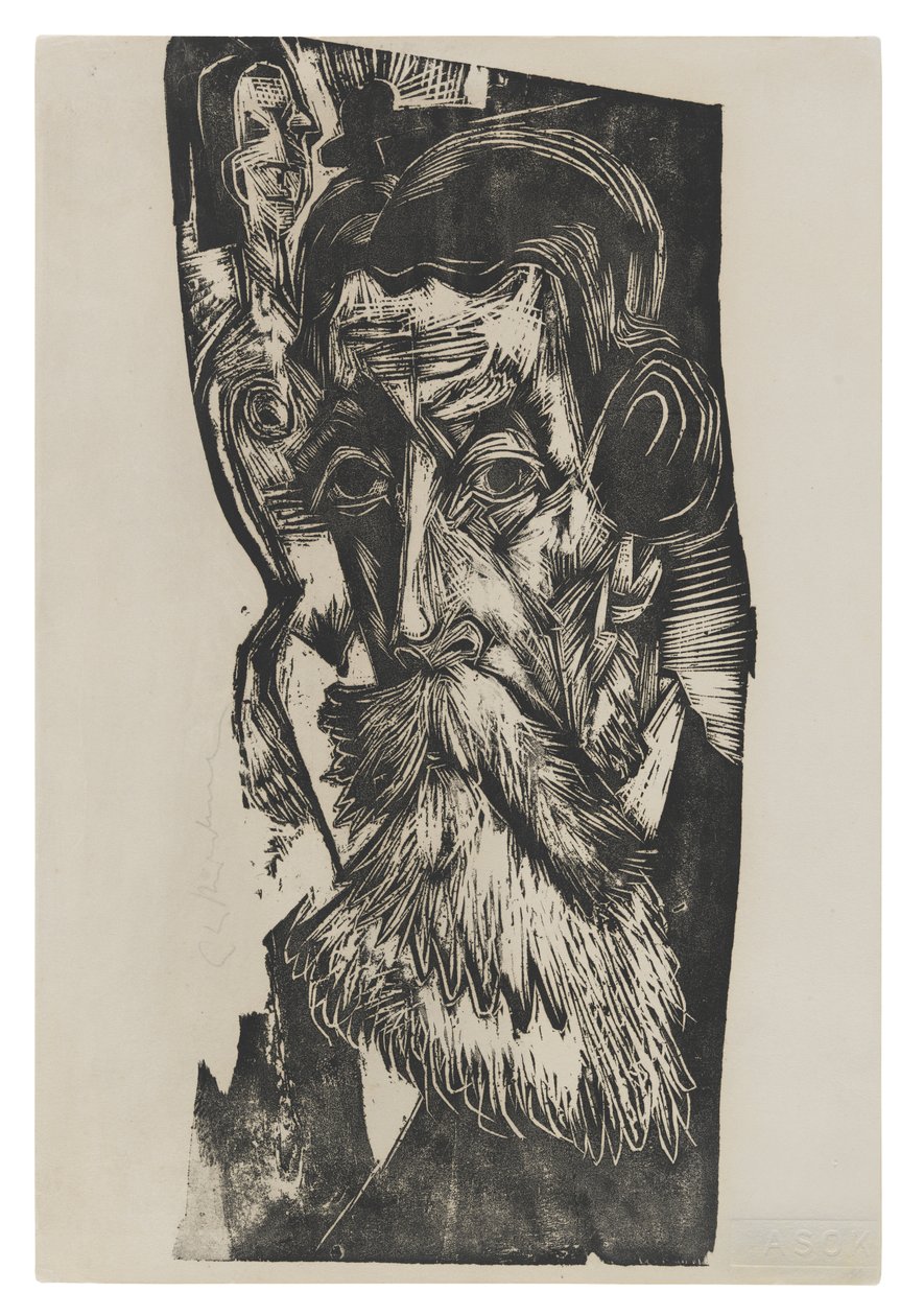 Ludwig Schames portréja alkotó: Ernst Ludwig Kirchner