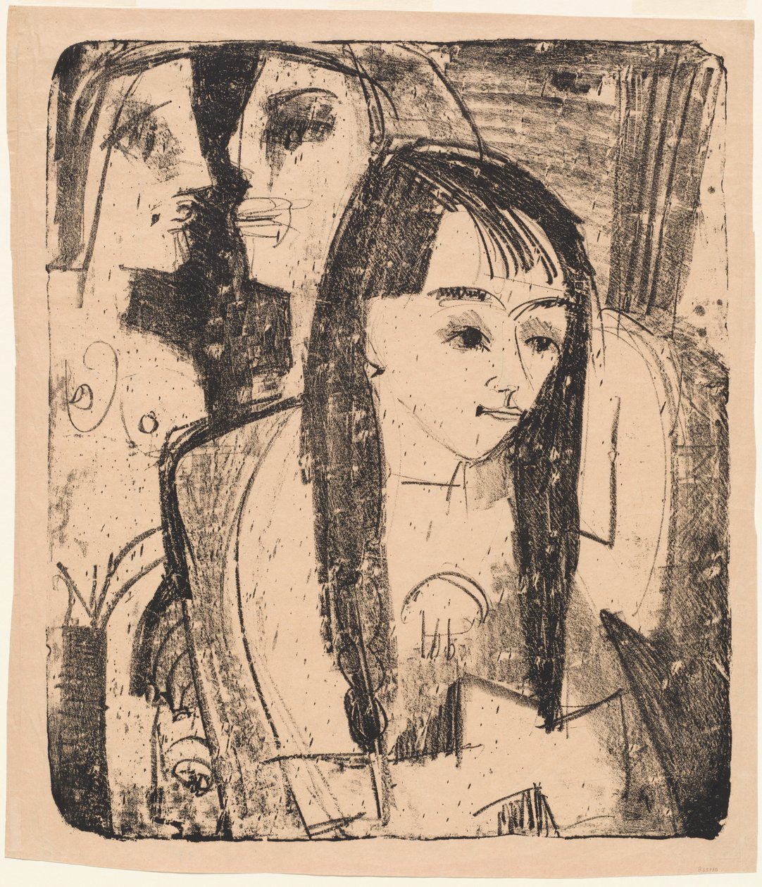 Egy lány portréja alkotó: Ernst Ludwig Kirchner