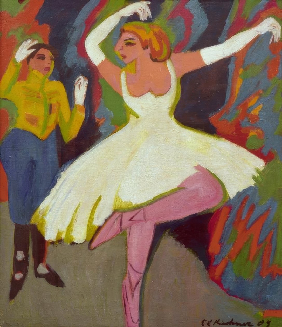Orosz táncos pár alkotó: Ernst Ludwig Kirchner