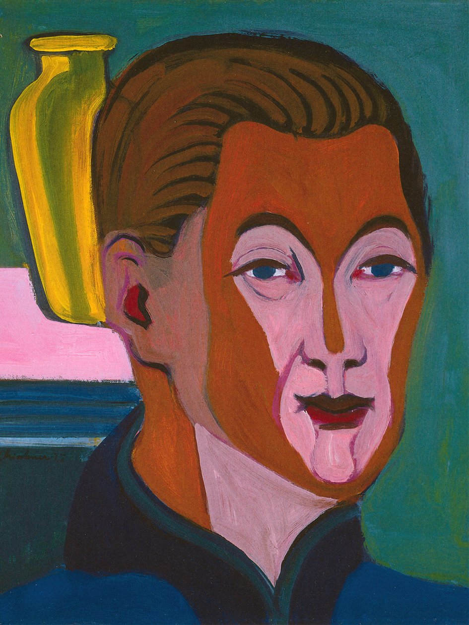 Önarckép, 1925. alkotó: Ernst Ludwig Kirchner