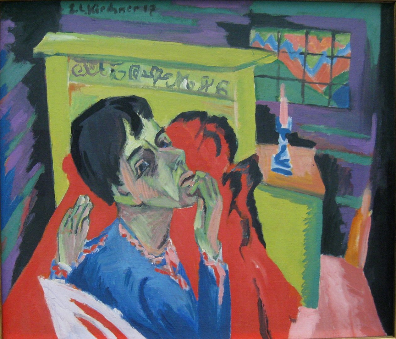 Önarckép betegként alkotó: Ernst Ludwig Kirchner