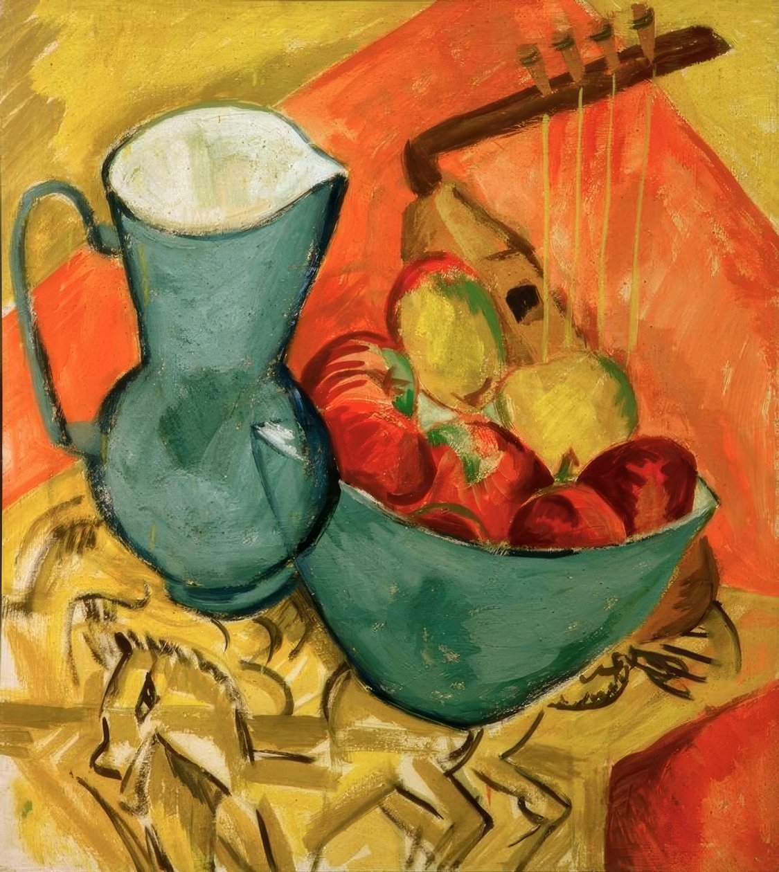 Csendélet kancsóval alkotó: Ernst Ludwig Kirchner
