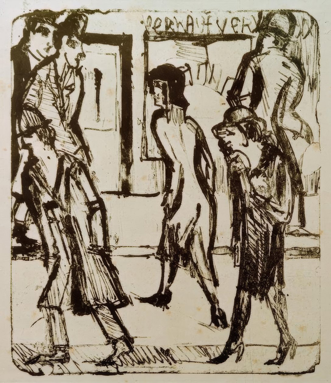 utca alkotó: Ernst Ludwig Kirchner
