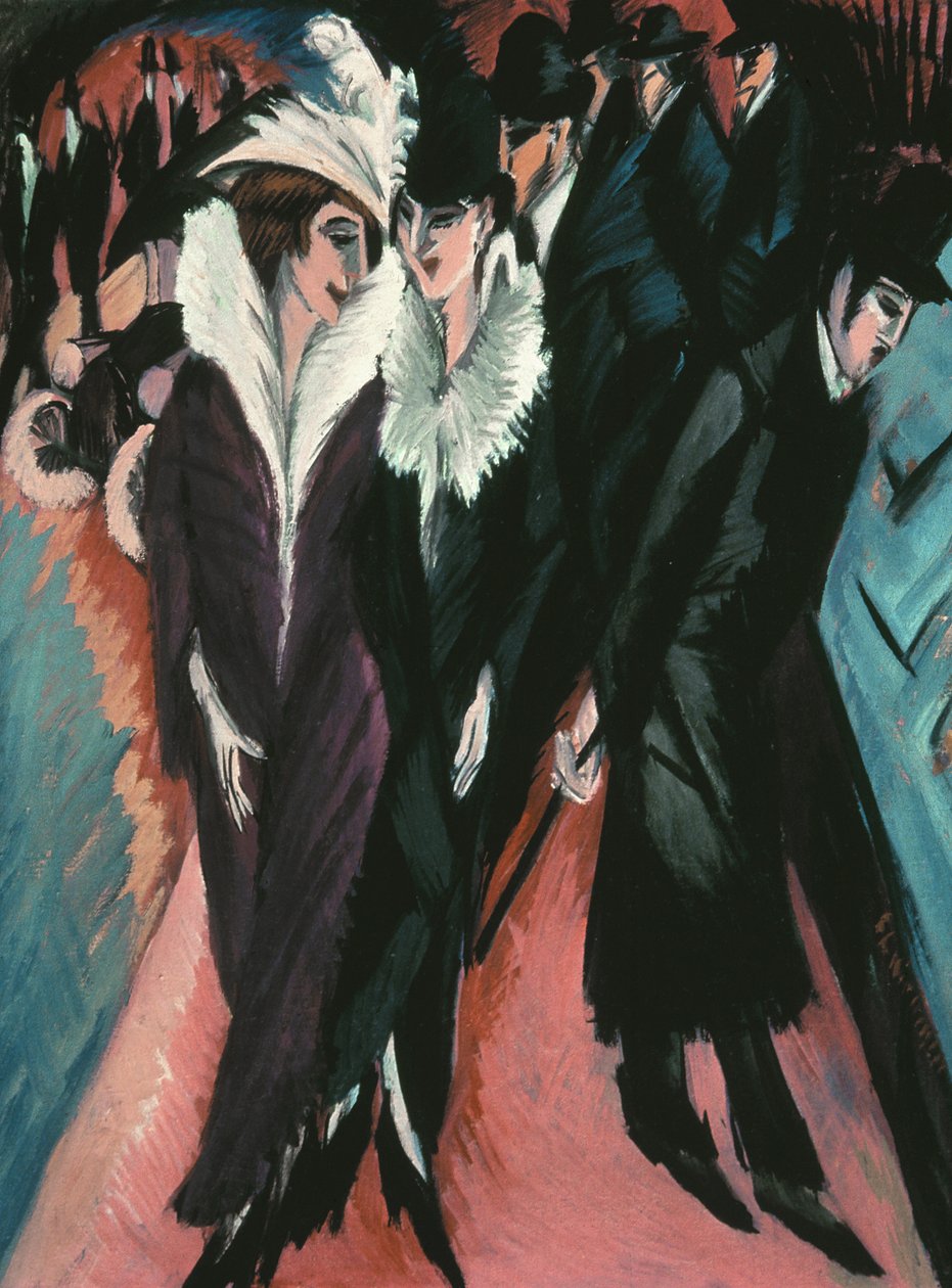 Utca, Berlin alkotó: Ernst Ludwig Kirchner