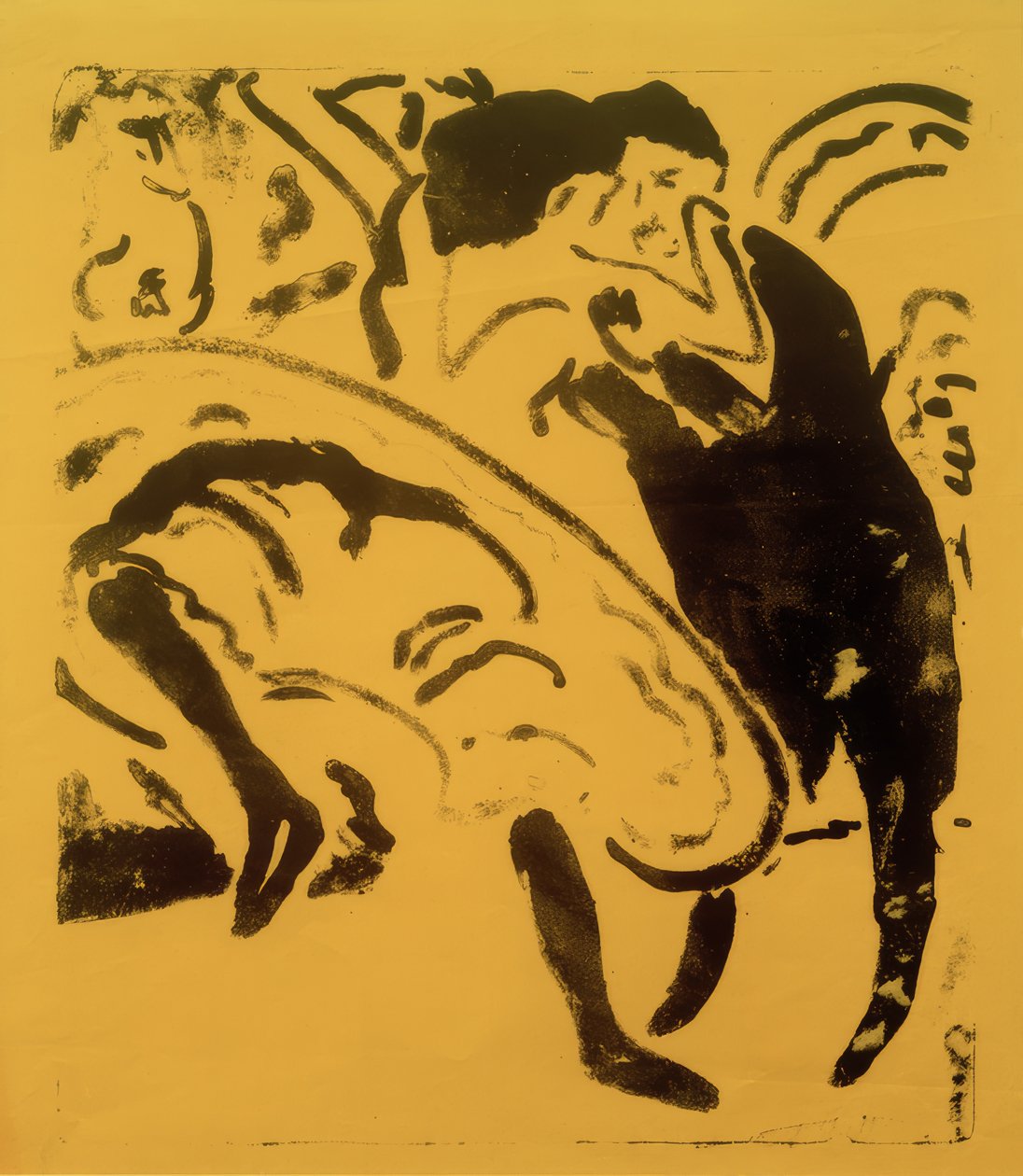 Táncoló pár alkotó: Ernst Ludwig Kirchner