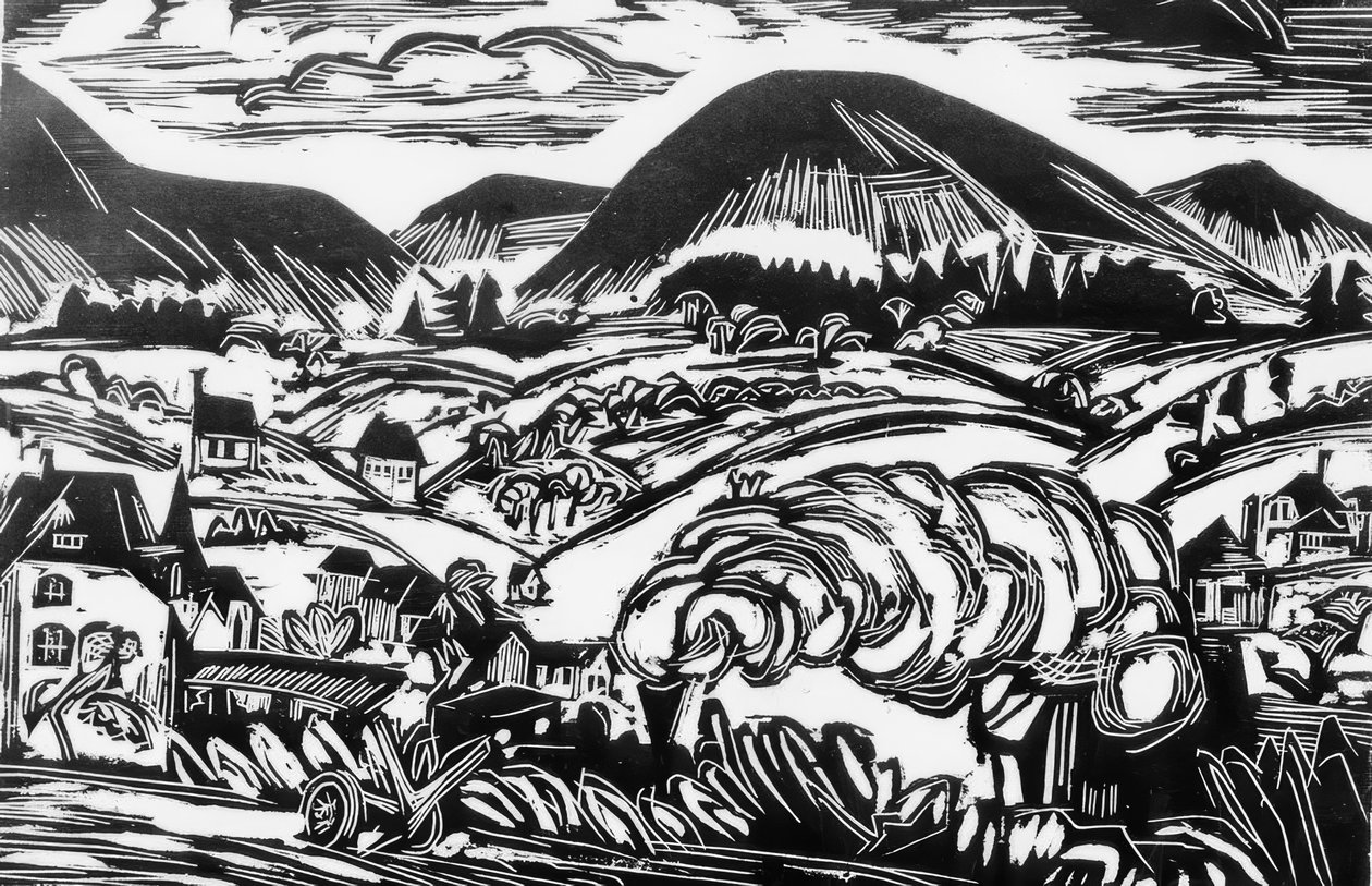 Taunus táj alkotó: Ernst Ludwig Kirchner