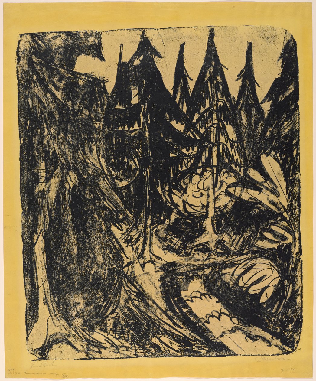Taunustannen alkotó: Ernst Ludwig Kirchner